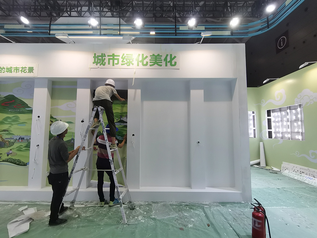 展臺設(shè)計案例市局12